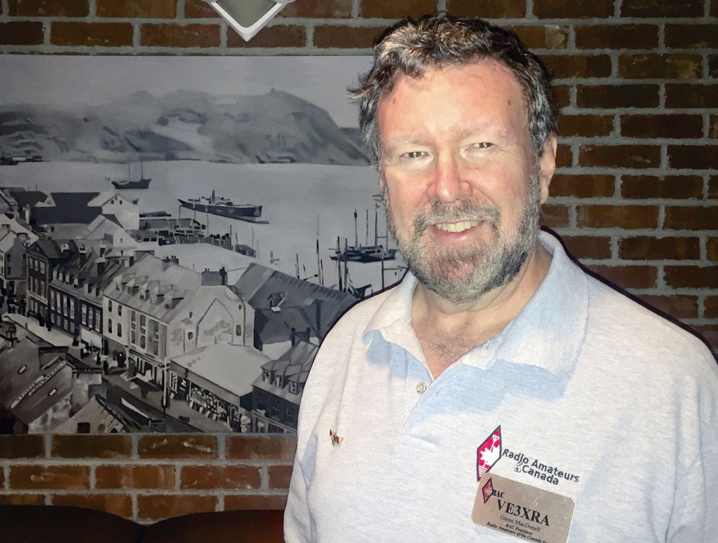 RAC President Glenn MacDonell, VE3XRA, has arrived in Newfoundland