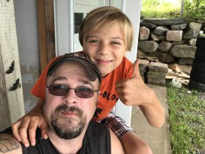 Phil McBride and his son en route to CY9C II DXpedition