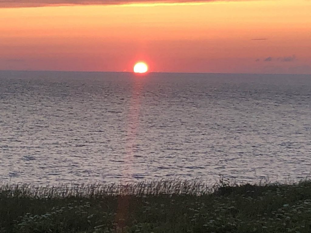 Sunset on St Paul Island at the end of Day 4 of the CY9C II DXpedition