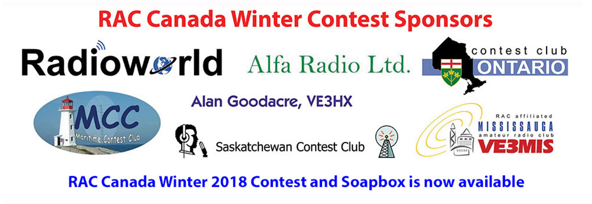 RAC Canada Winter Contest 2018 Results Slide