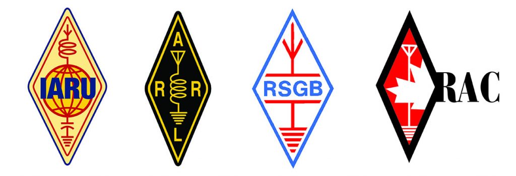 IARU, ARRL, RSGB and RAC logos