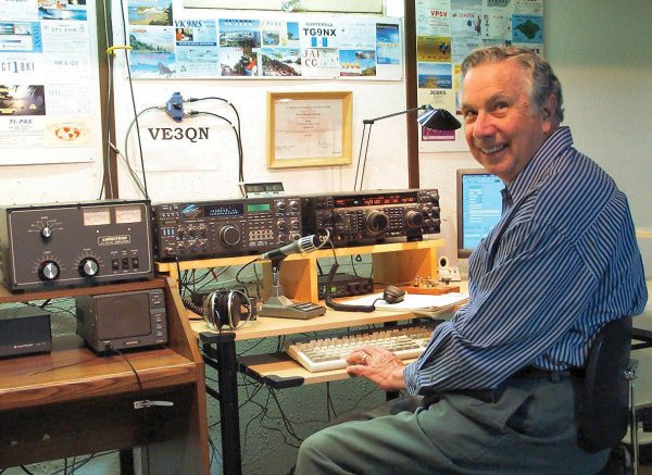 Bryan Rawlings, VE3QN, operating from his home station.