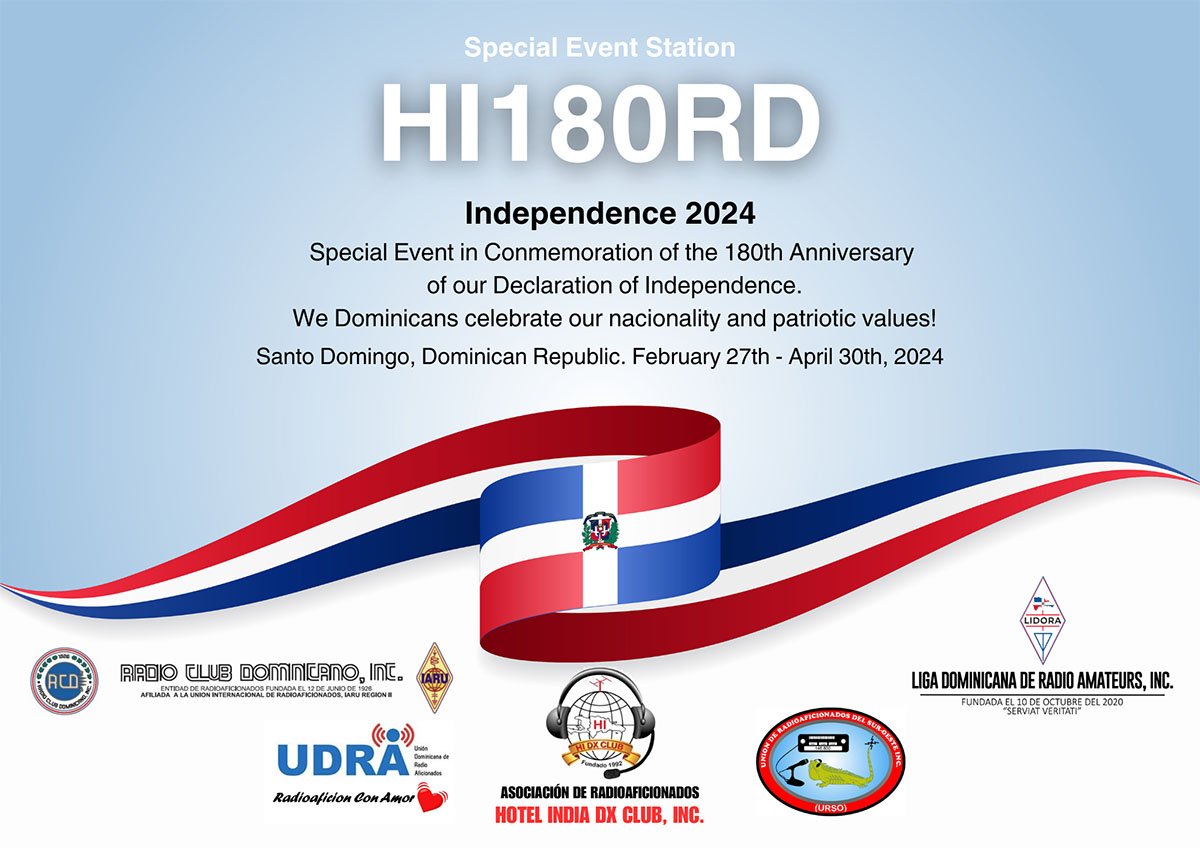 Special Event HI180RD promo for 180th anniversary of Dominican Republic