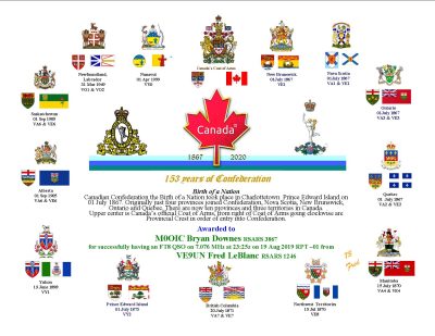 VE9UN - Canadian-RSARS Award