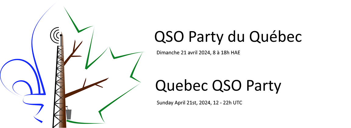 Quebec QSO Party banner logo