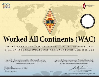 RAC WAC Certificate