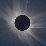 Solar eclipse - white light corona
