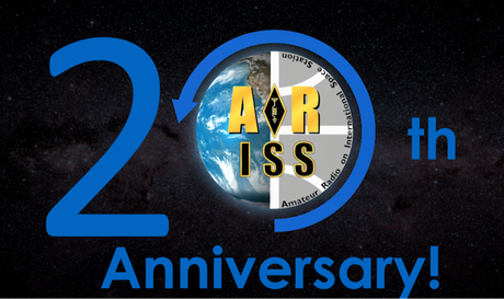 ARISS 20th Anniversary logo