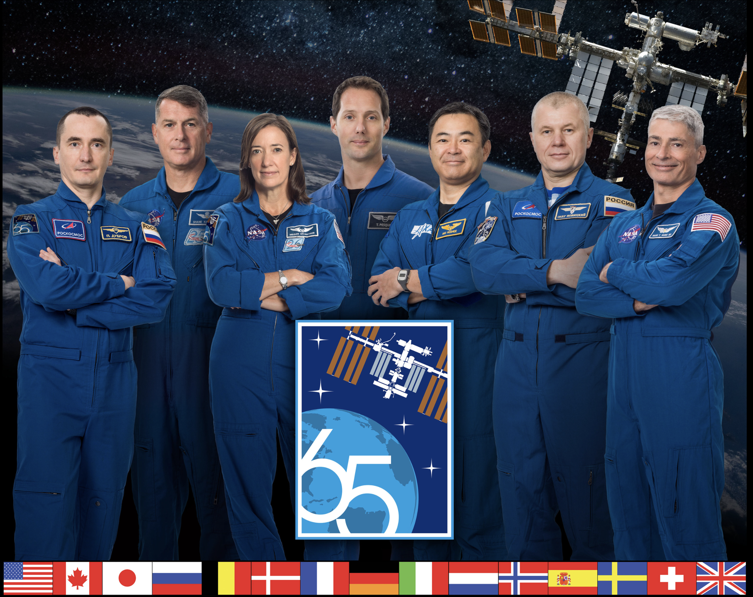 ISS Expedition 65 Crew