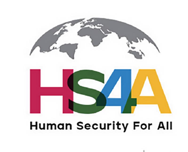 HS4A logo: "Human Security For All"